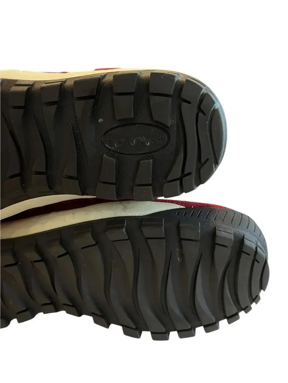 Bearpaw Snow Boot Red Suede Sheepskin Womens Ophelia Size 9 2624.17
